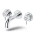 Concealed Wall Washbasin Tap Chrome Color | Saudi Ceramics - Image 1