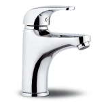 Italian Automatic Chrome Bathroom Washbasin Mixer Brass, Short