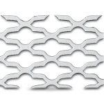Hot Rolled Expanded Metal Mesh 1.4 mm Wire Diameter, 2.44 M Width, 7 M Length, Mozakhraf Design