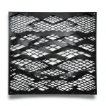 Hot Rolled Black Steel Expanded Metal Mesh Thickness 5.8 mm Width 2.44 m Length 7 m