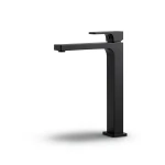 High Black Automatic Brass Washbasin Faucet, Durable, Elegant