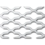 Hot Rolled Expanded Metal Sheet Flattened 1.4 mm Thickness, 1.22 M Width, 6 M Length, Mozakhraf Shape