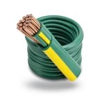 سلك كهرباء تأريض نحاس مجدول 70 ملم 450/750 فولت معزول PVC اخضر/اصفر
