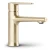 Italian Short Automatic Brass Washbasin Faucet, Light Bronze - Image 1