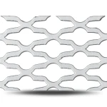 Hot Rolled Expanded Metal 1.5 mm Thickness, 1.22 M Width, 1 M Length, Mozakhraf Design