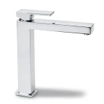 High Automatic Washbasin Faucet Chrome Color