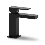 Black Italian Short Automatic Washbasin Faucet, Brass Material