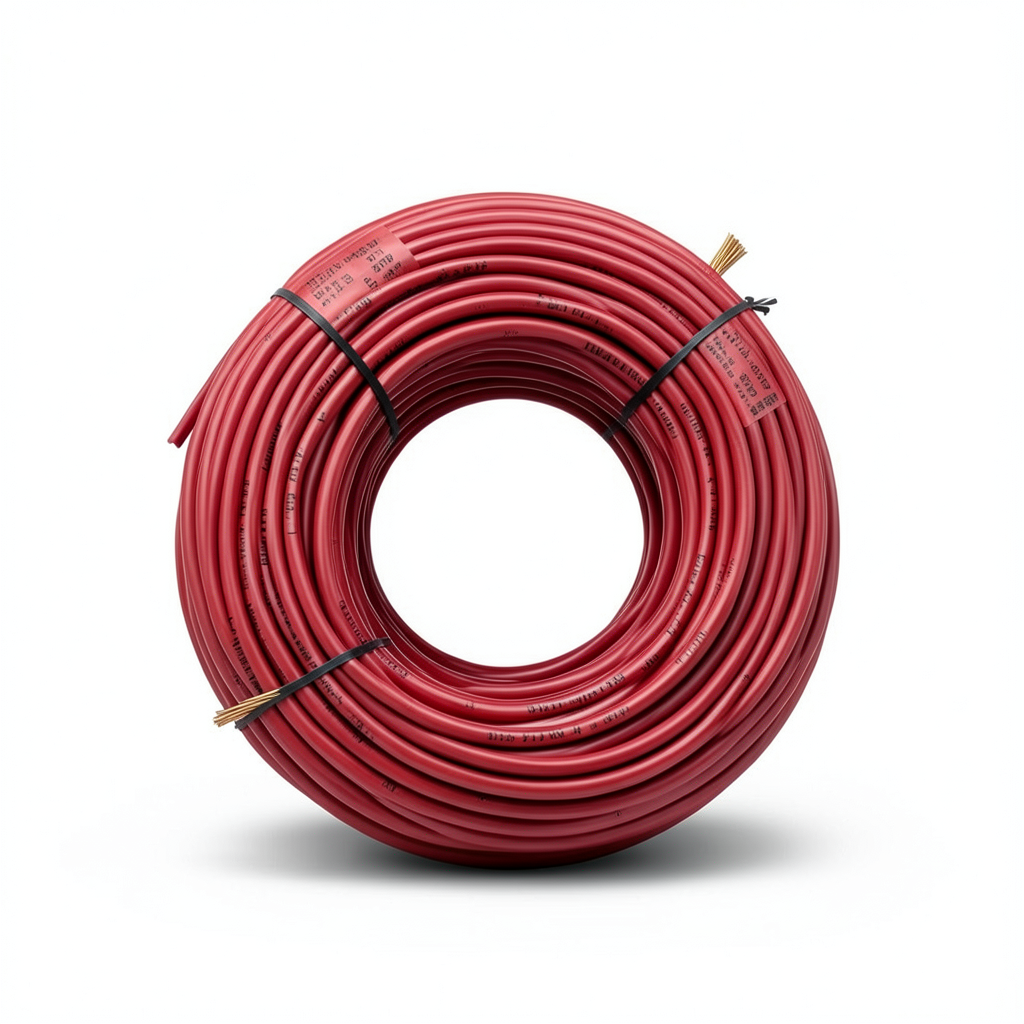 Stranded Copper Electric Wire 25mm2 450/750V PVC Insulation Red | Jeddah Cables Company