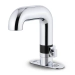 Italian Automatic Laser Sensor Washbasin Tap Two Lines Brass Chrome