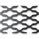Hot Rolled Expanded Metal Sheet Flattened, Mozakhraf Shape, Thickness 1.5 mm, Width 2.44 M, Length 5 M