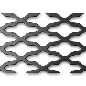 Hot Rolled Expanded Metal Sheet Flattened, Mozakhraf Shape, Thickness 1.5 mm, Width 2.44 M, Length 5 M