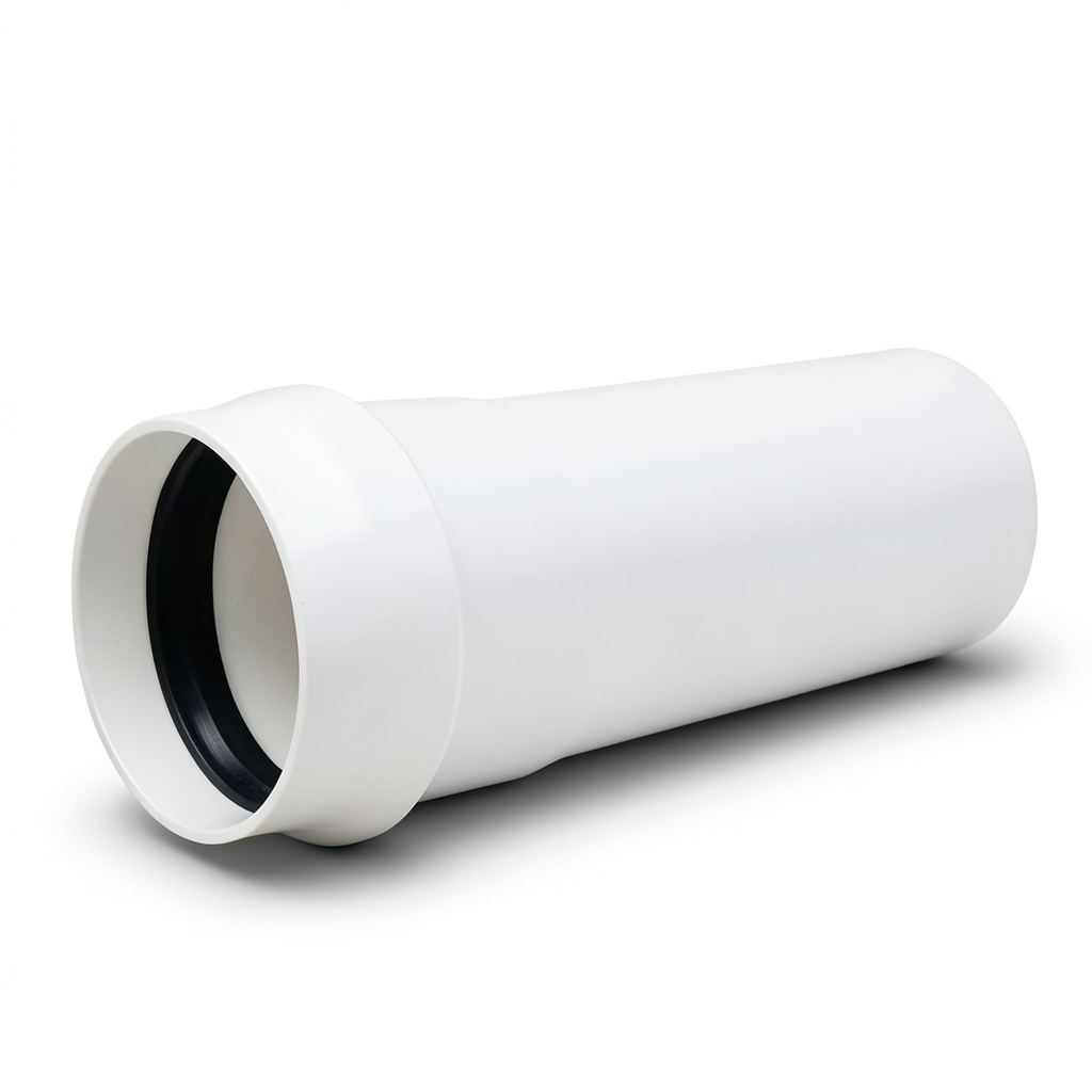 UPVC Pipes PN 6 Bar Class 3, Size 140 mm, Thickness 4.1 mm, White Color