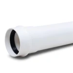 أنابيب بلاستيك UPVC ضغط 6 بار كلاس 3، مقاس 180 مم، سماكة 5.3 مم، أبيض