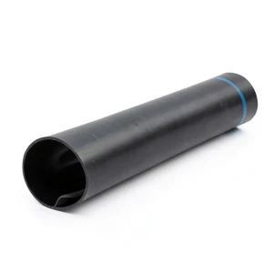 انابيب HDPE ضغط 10 بار PE 100، مقاس 450 مم سماكة 26.7 مم لون اسود