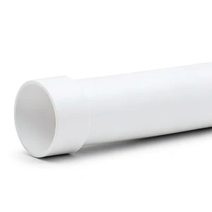 مواسير UPVC ضغط 4 بار كلاس 2، مقاس 110 مم، سماكة 2.2 مم، لون أبيض