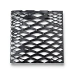 Hot Rolled Black Steel Expanded Metal Mesh Thickness 4.8 mm Width 2.44 m Length 6 m