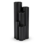 مواسير بلاستيك HDPE ضغط 16 بار PE 80 مقاس 140 ملم سمك 15.7 ملم لون اسود