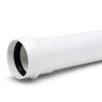 أنابيب بلاستيك UPVC ضغط 6 بار كلاس 3، مقاس 225 مم، سماكة 6.6 مم، لون أبيض