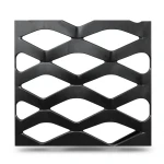 Hot Rolled Black Steel Expanded Metal Mesh Thickness 4.8 mm Width 2.44 m Length 7 m