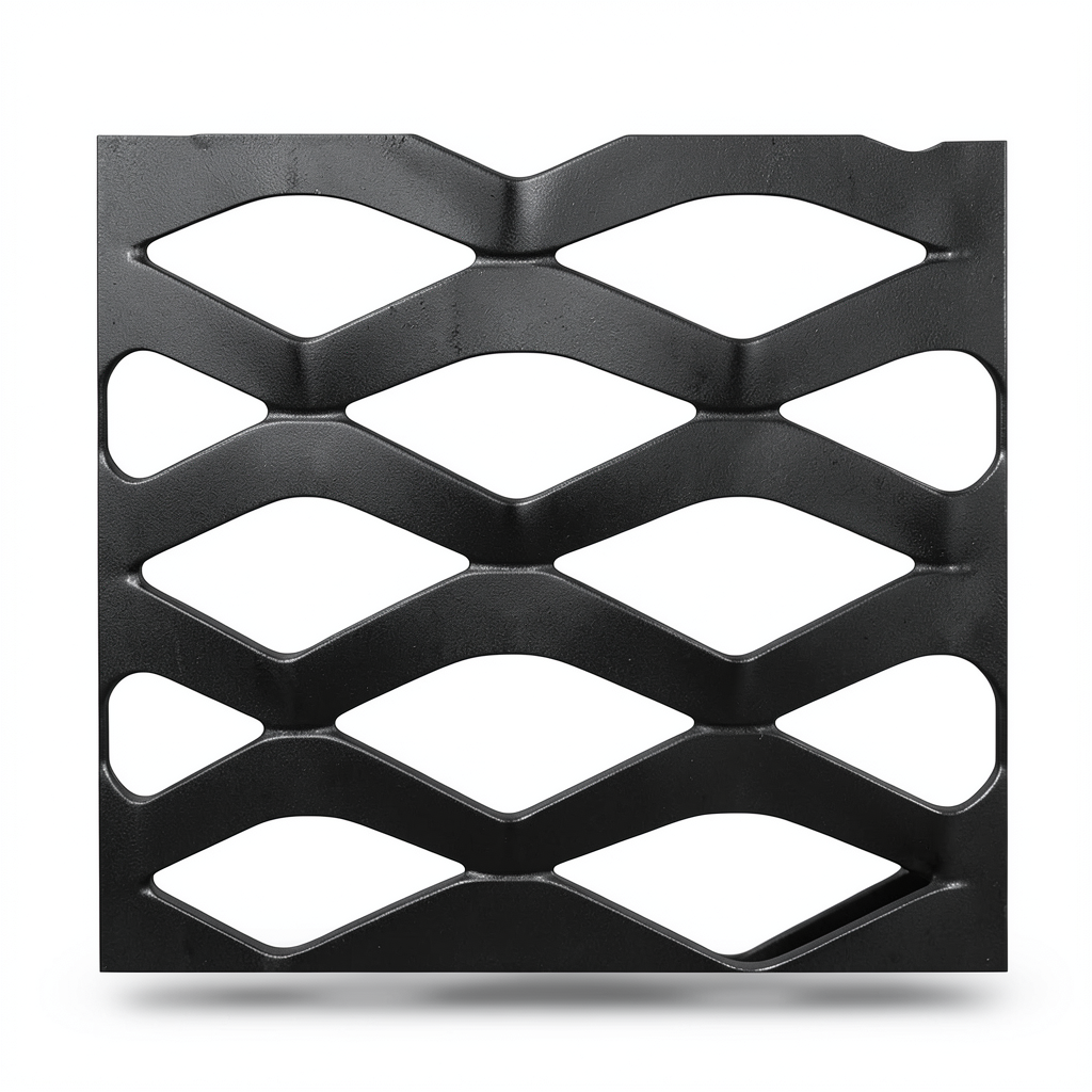 Hot Rolled Black Steel Expanded Metal Mesh Thickness 4.8 mm Width 2.44 m Length 7 m