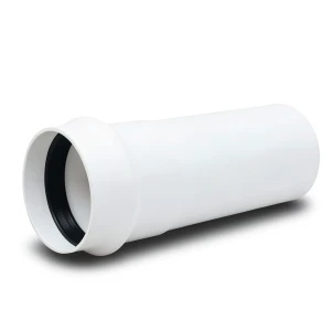 UPVC Plastic Pipe PN 4 Bar Class 2, Size 180 mm, Thickness 3.6 mm, White Color