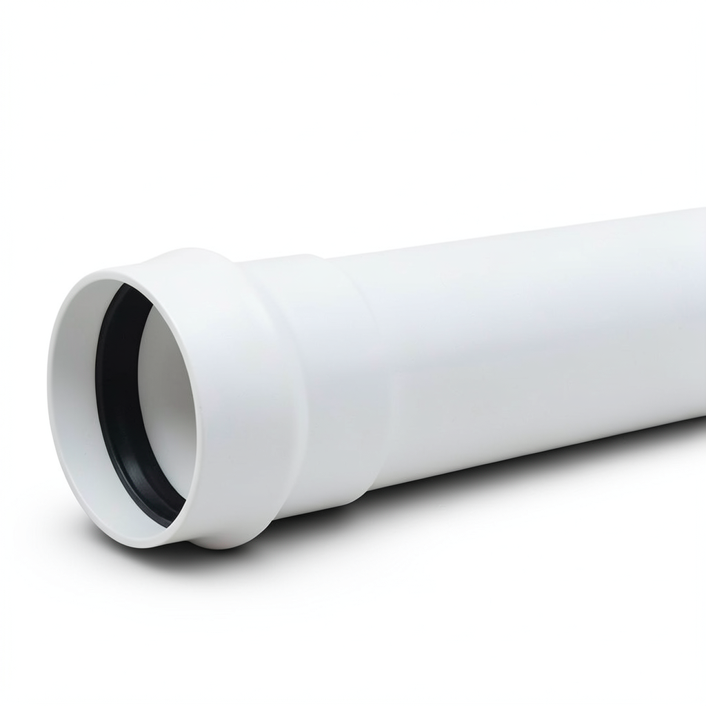 أنابيب UPVC ضغط 6 بار كلاس 3، مقاس 250 مم، تخانة 7.3 ملم، لون أبيض