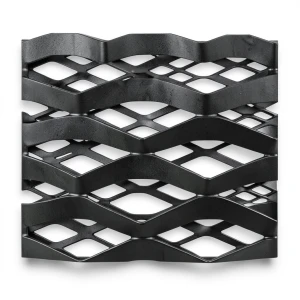 Hot Rolled Black Steel Expanded Metal Mesh Thickness 5.8 mm Width 2.44 m Length 2 m