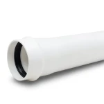 UPVC Pipe PN 4 Bar Class 2, Size 200 mm, Thickness 4 mm, White Color