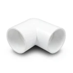 UPVC Plastic Elbow 90° Schedule 40 Size 1 ½ inch White