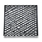 Hot Rolled Black Steel Expanded Metal Mesh Thickness 5.8 mm Width 2.44 m Length 5 m