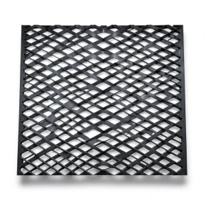 Hot Rolled Black Steel Expanded Metal Mesh Thickness 5.8 mm Width 2.44 m Length 5 m