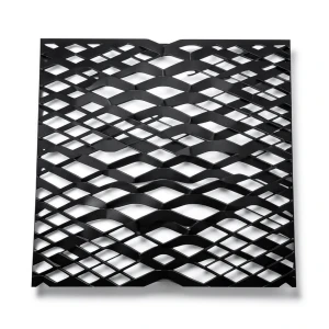 Hot Rolled Black Steel Expanded Metal Mesh Thickness 5.8 mm Width 2.44 m Length 7 m