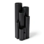 HDPE Plastic Pipe Pressure 16 Bar PE 80 Size 180 mm Thickness 20.1 mm Black