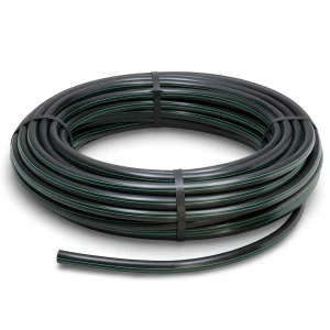 HDPE Coil Pipe Pressure 10 Bar PE 100 Size 25 mm Thickness 1.8 mm Black