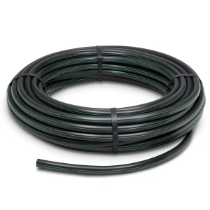 HDPE Plastic Coil Pipe Pressure 10 Bar PE 100 Size 32 mm Thickness 1.9 mm Black