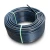 لفة أنابيب HDPE ضغط 15.6 بار PE 100، قطر خارجي 140 مم SDR 9 أسود مع خط أزرق - Image 1