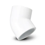 كوع UPVC زاوية 45° مقاس 1 إنش أبيض | Al-Munif