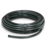 HDPE Plastic Pipe Pressure 10 Bar PE 100 Size 63 mm Thickness 3.8 mm Black
