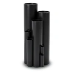انابيب بلاستيك HDPE ضغط 12.5 بار PE 100 مقاس 180 مم سماكة 13.3 مم لون اسود