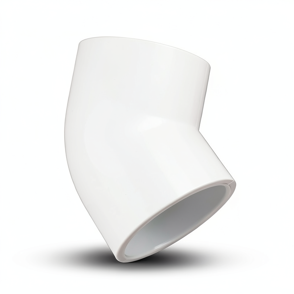 UPVC Plastic Elbow 45° 1¼ inch White
