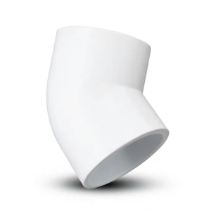 UPVC Elbow 45° ¾ inch White Color