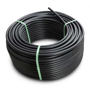 لفة أنابيب بلاستيك HDPE ضغط 4 بار PE 100 قطر خارجي 110 مم SDR 33 لون أسود