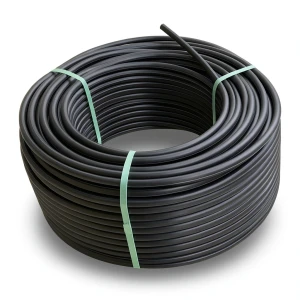 لفة أنابيب HDPE ضغط 4 بار PE 100 قطر خارجي 125 مم SDR 33 لون اسود