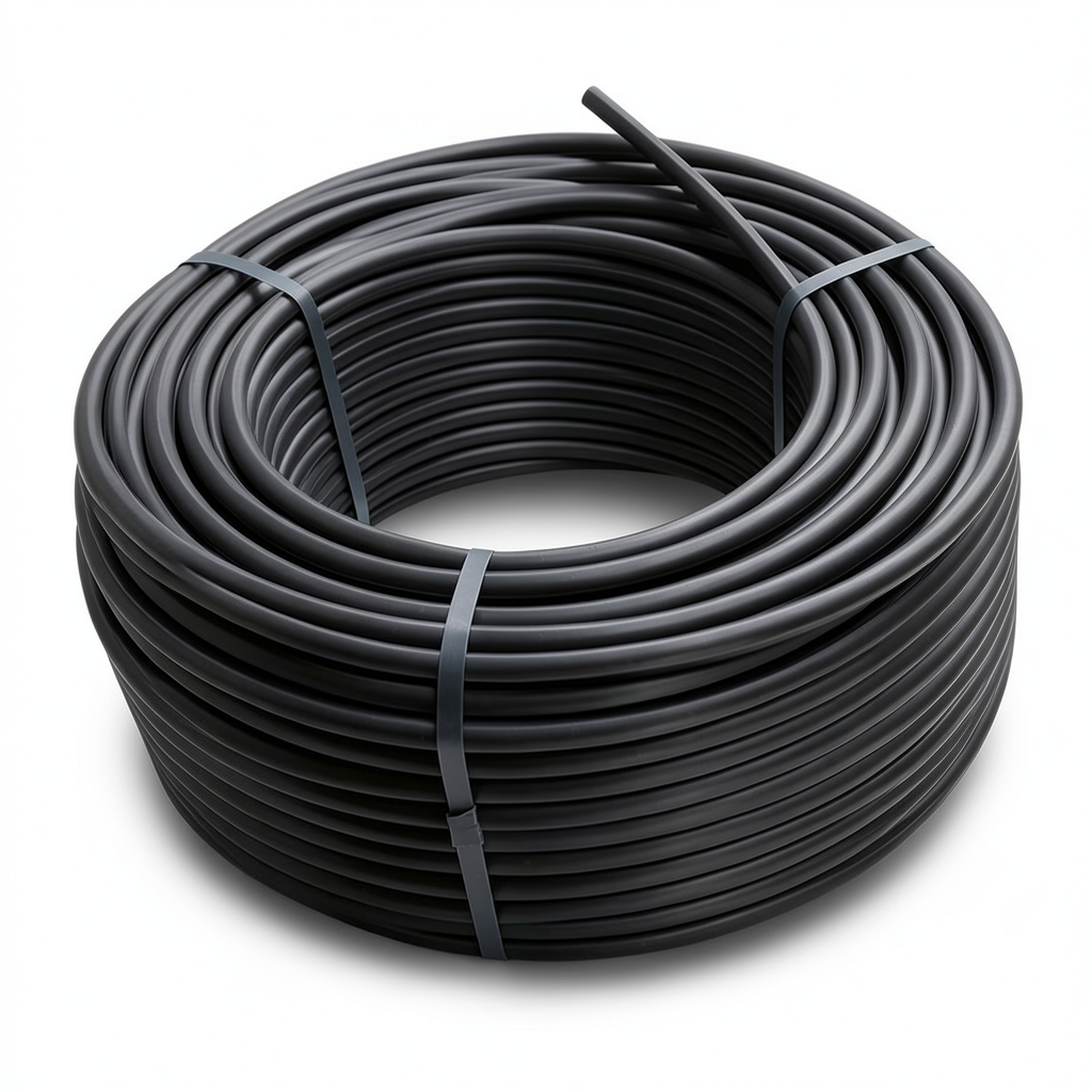 لفة أنابيب بلاستيك HDPE ضغط 4 بار PE 100 قطر خارجي 160 مم SDR 33 لون أسود