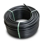 HDPE Plastic Coil Pipe PN 9.9 Bar PE 100 OD 25 mm SDR 13.6 Black