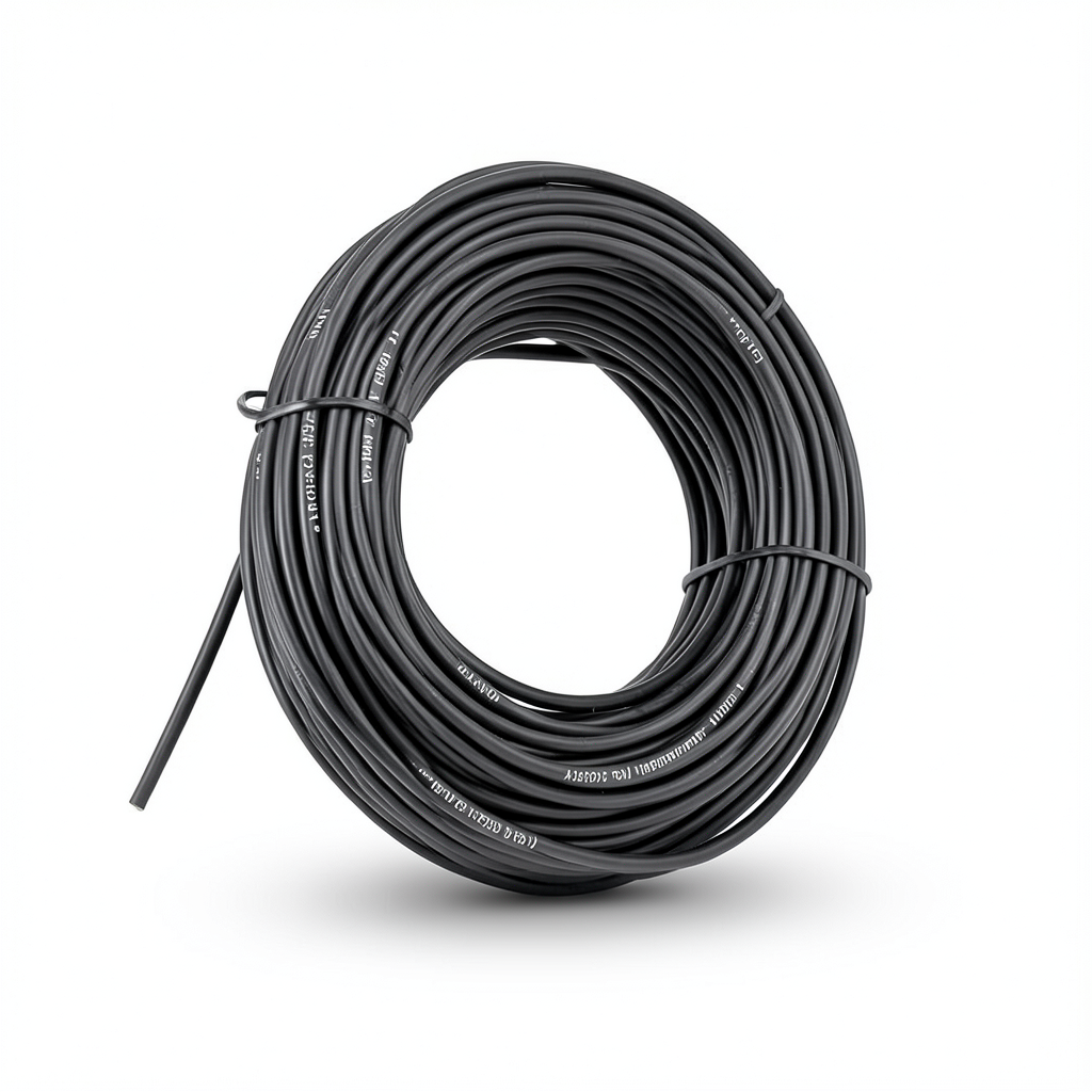 لفة سلك نحاس مرن 4mm عزل PVC 450/750 فولت أسود | شركة الفنار