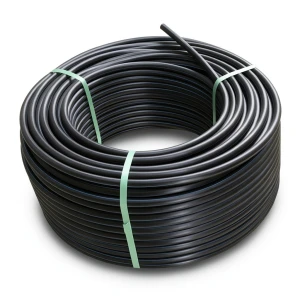 لفة أنابيب HDPE ضغط 4 بار PE 100 قطر خارجي 50 مم SDR 33 لون أسود