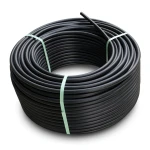 HDPE Plastic Coil Pipe PN 4 Bar PE 100 OD 75 mm SDR 33 Black