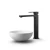 High Black Automatic Brass Washbasin Faucet, Durable, Elegant - Image 1