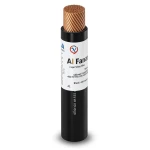 Copper Flexible Wire 185 mm2, 450/750V PVC Insulated, Black | Al Fanar